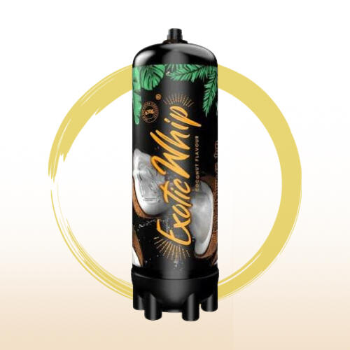 Сертифицирана бутилка Exotic Whip 670g с подарък балони и безплатна доставка за София, Пловдив, Банско и Черноморието.